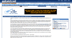 Desktop Screenshot of guitarists.net